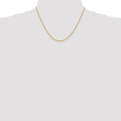 14k 18 inch 1.5mm Parisian Wheat with Lobster Clasp Chain