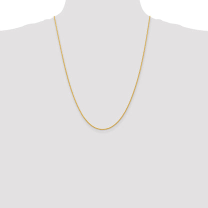 14k 24 inch 1.5mm Parisian Wheat with Lobster Clasp Chain