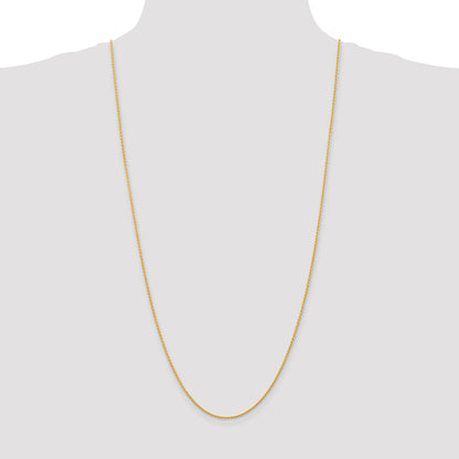 14k 30 inch 1.5mm Parisian Wheat with Lobster Clasp Chain