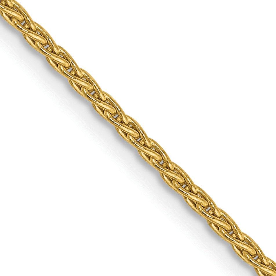 14k 24 inch 1.5mm Parisian Wheat with Lobster Clasp Chain