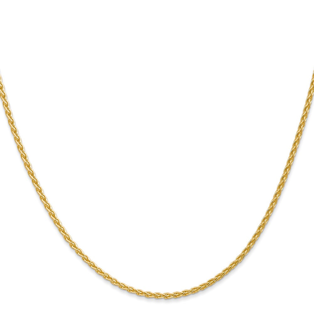 14k 16 inch 1.75mm Parisian Wheat with Lobster Clasp Chain