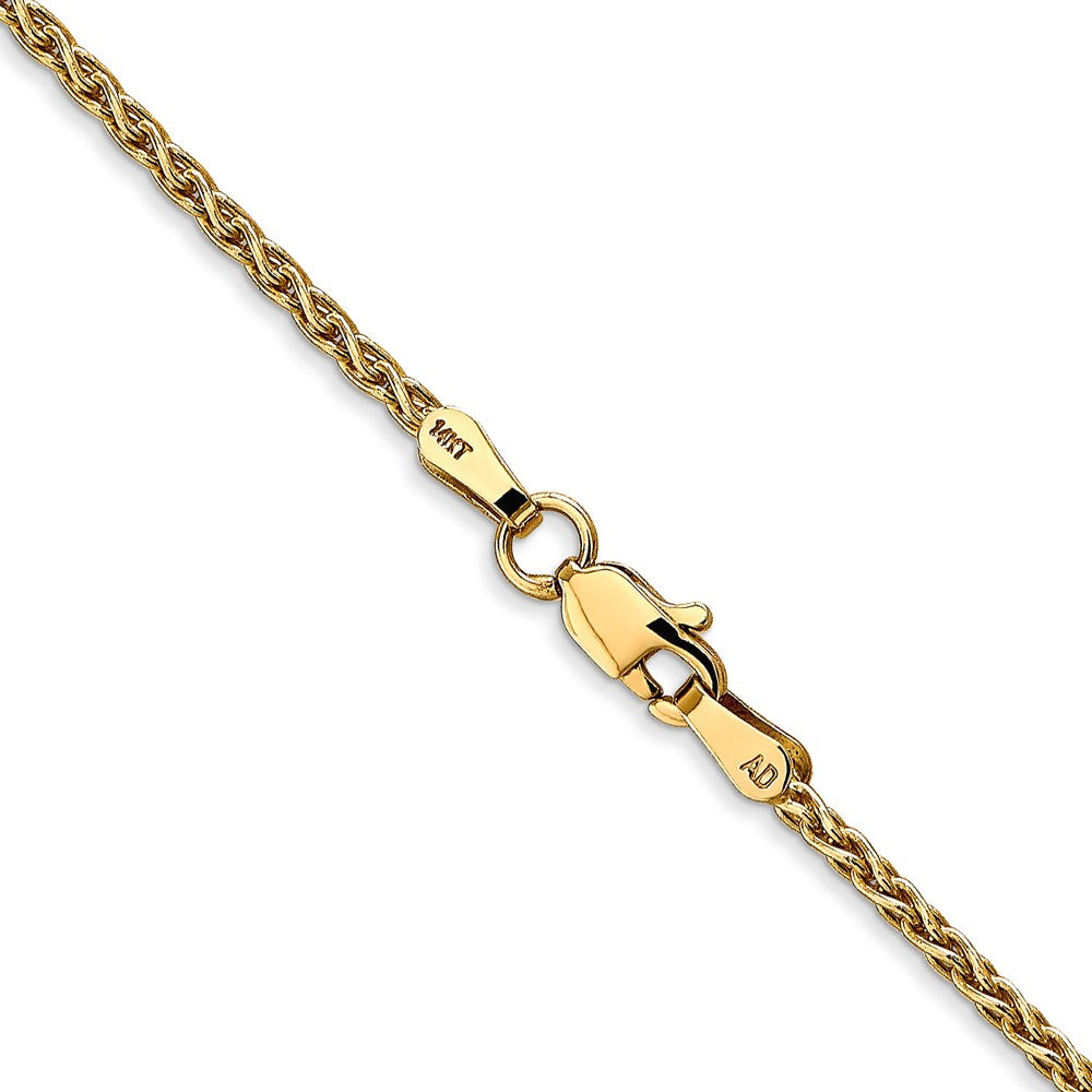 14k 16 inch 1.75mm Parisian Wheat with Lobster Clasp Chain