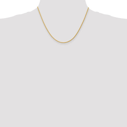 14k 18 inch 1.75mm Parisian Wheat with Lobster Clasp Chain