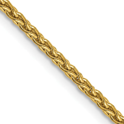 14k 24 inch 1.75mm Parisian Wheat with Lobster Clasp Chain