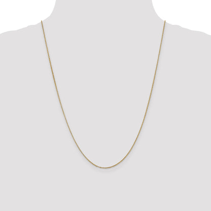 14K 24 inch 1.15mm Rolo with Lobster Clasp Pendant Chain