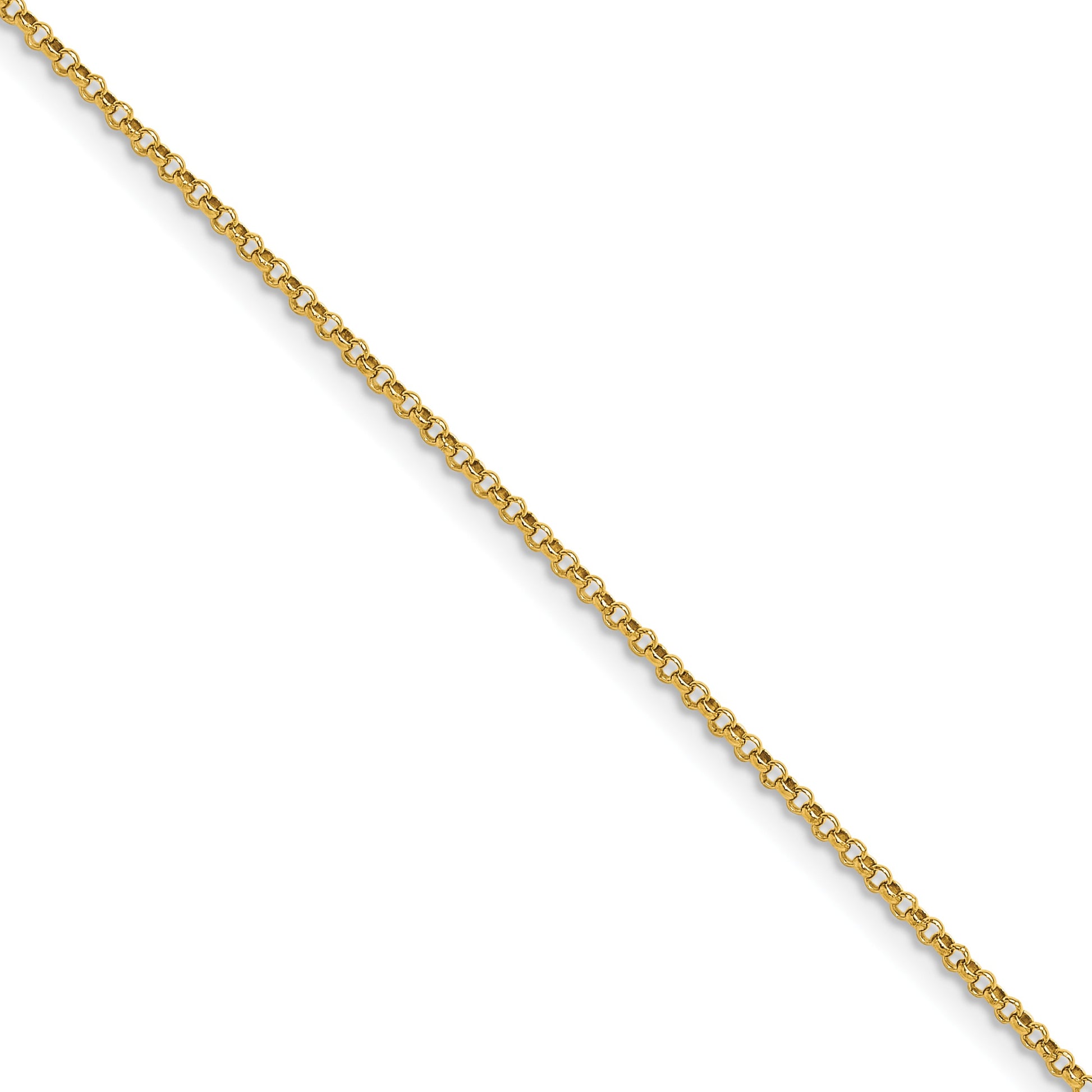 14k 1.55mm Rolo Pendant Chain (100 inch Spool)