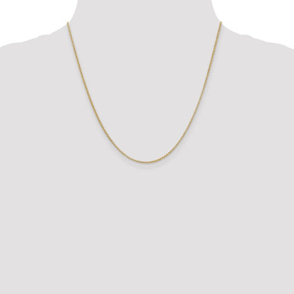 14K 20 inch 1.55mm Rolo with Lobster Clasp Pendant Chain