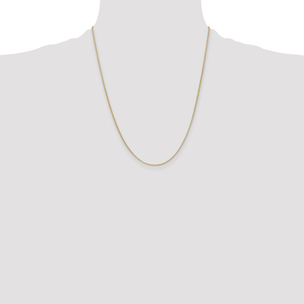 14k 1.55mm Rolo Pendant Chain