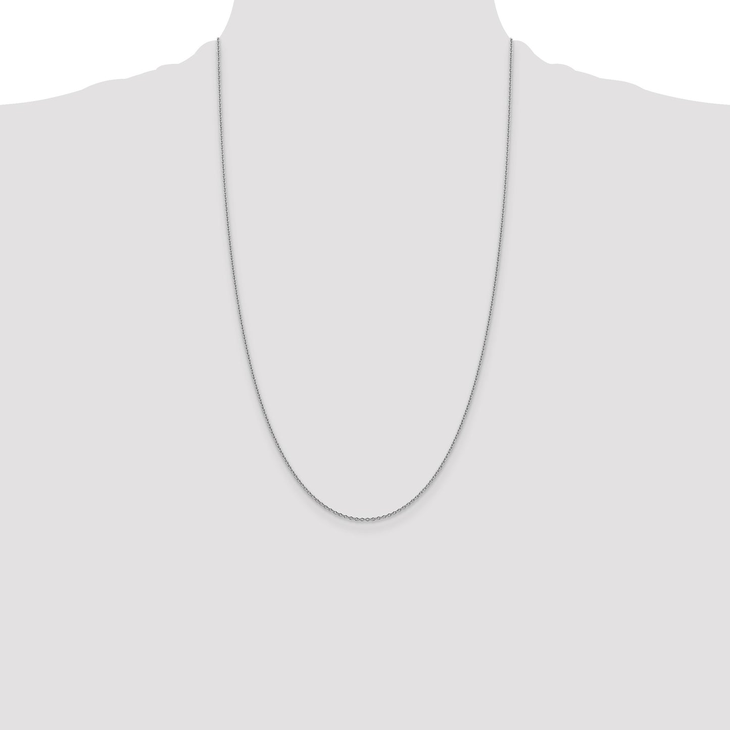 14K 26 inch 1.4mm Forzantine Cable with Lobster Clasp Chain