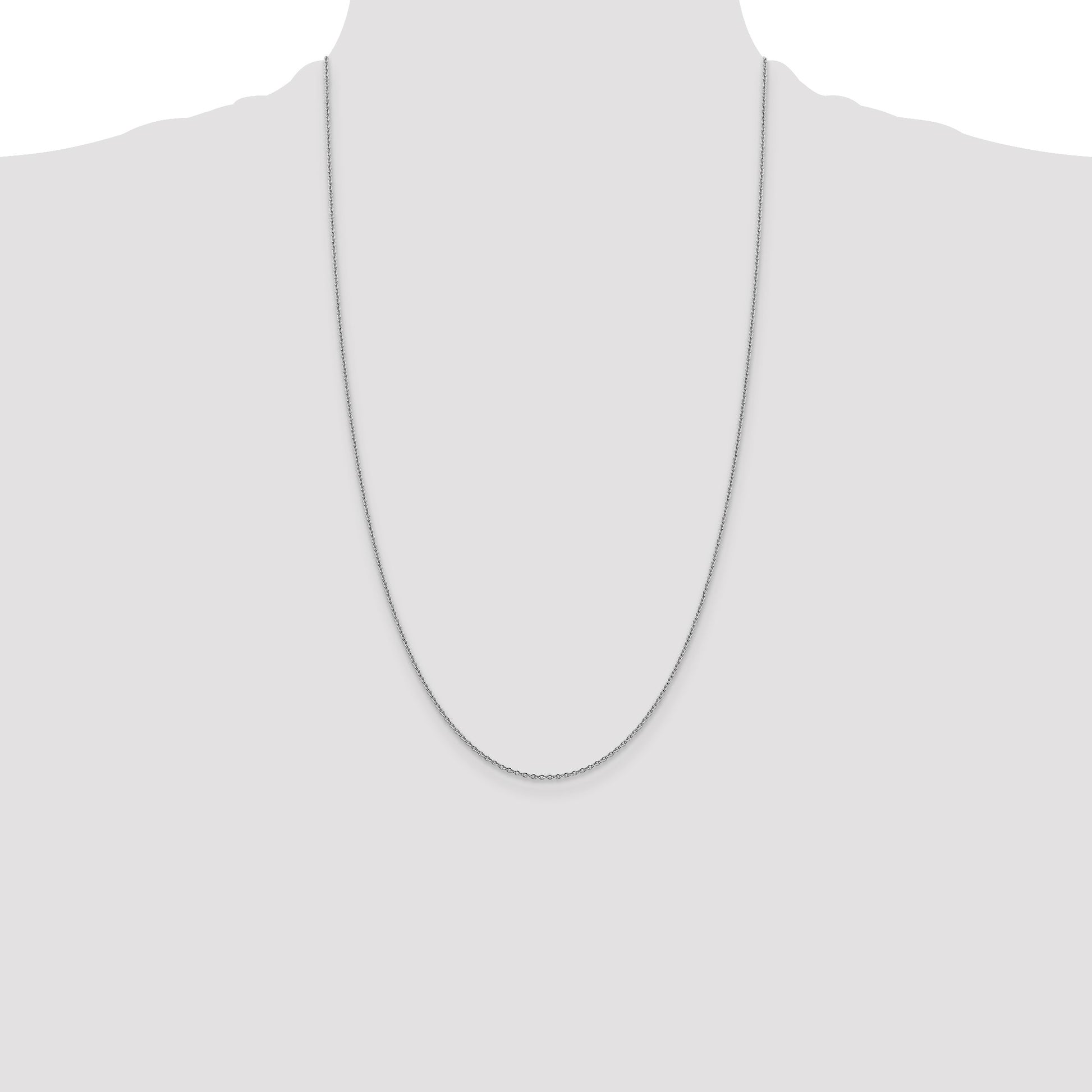 14K 26 inch 1.4mm Forzantine Cable with Lobster Clasp Chain