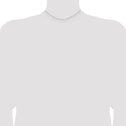 14k White Gold 1.2mm D/C Cable Chain