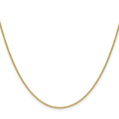 14k 1.5mm Cable Chain