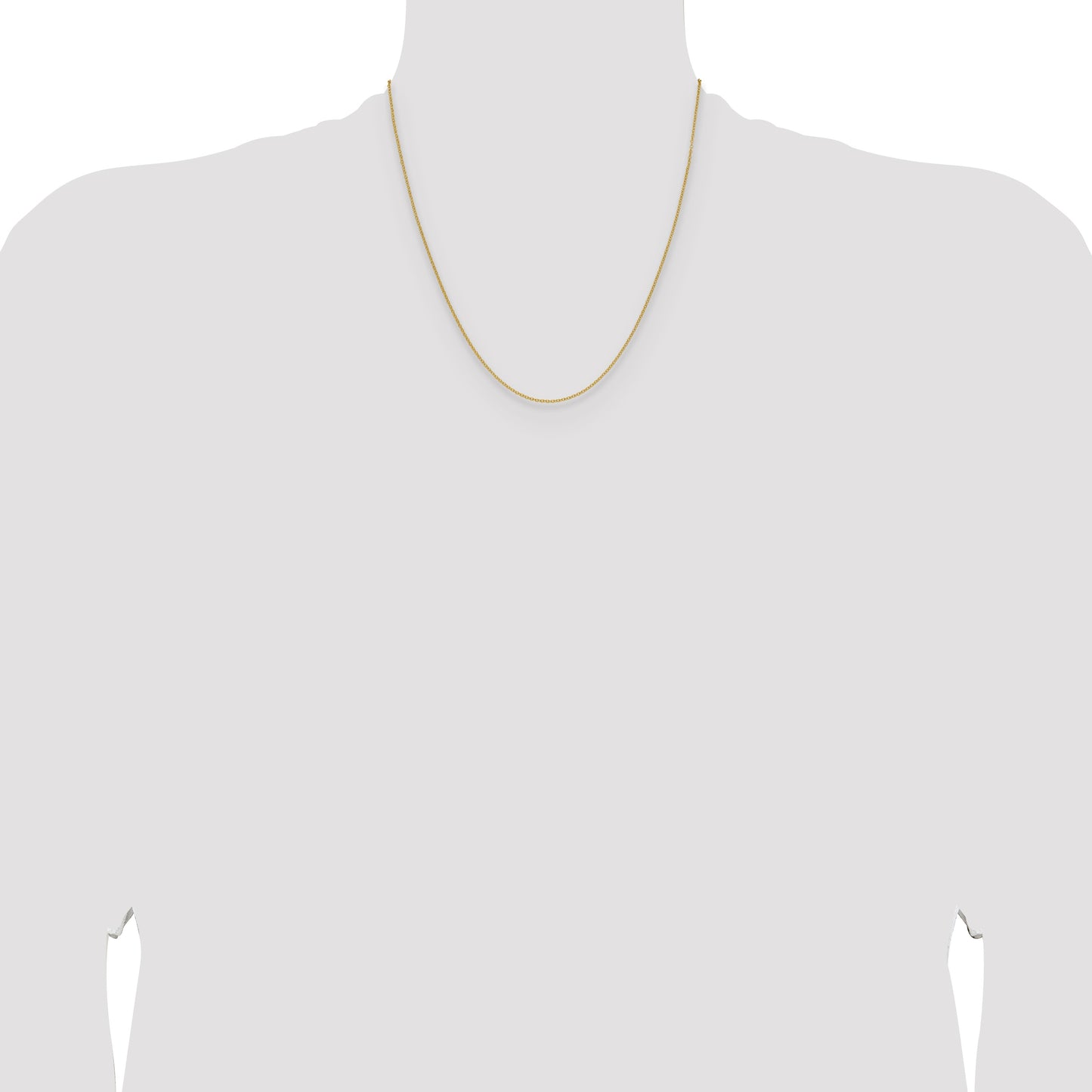 14k 1.5mm Cable Chain