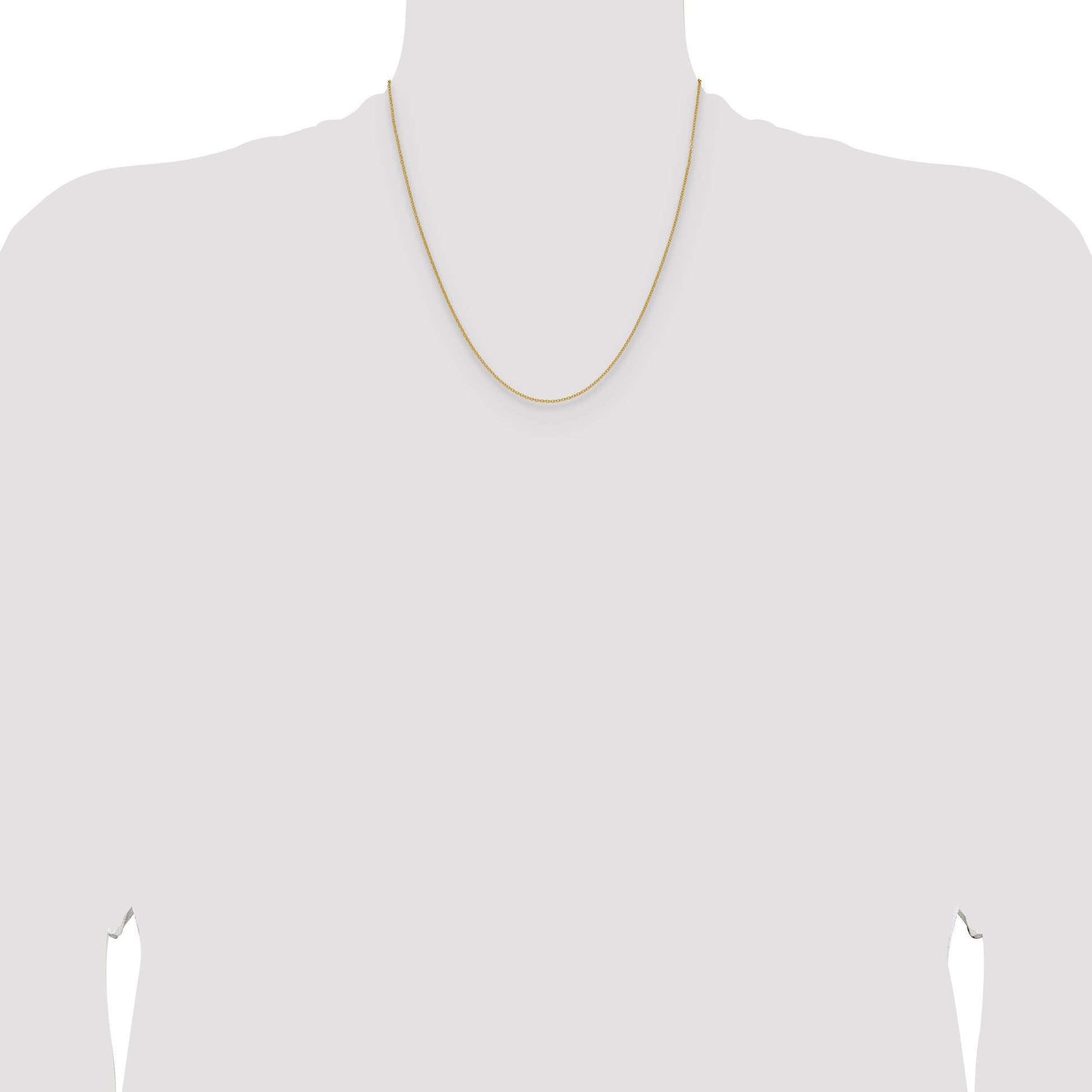 14k 1.5mm Cable Chain