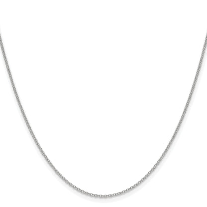 14k White Gold 1.5mm Cable Chain