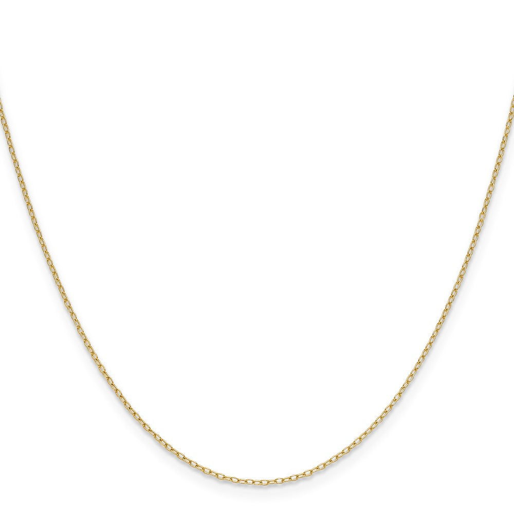 14k .8mm Forzantine Cable Chain