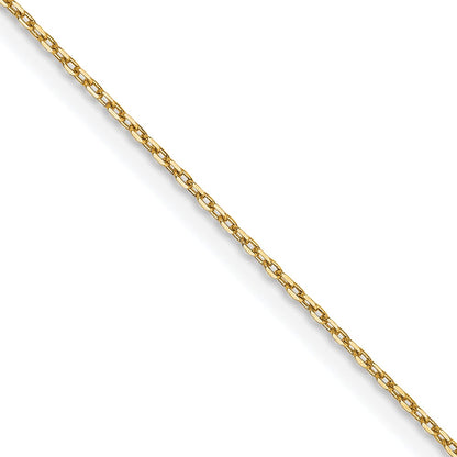 14k .8mm D/C Forzantine Cable Chain