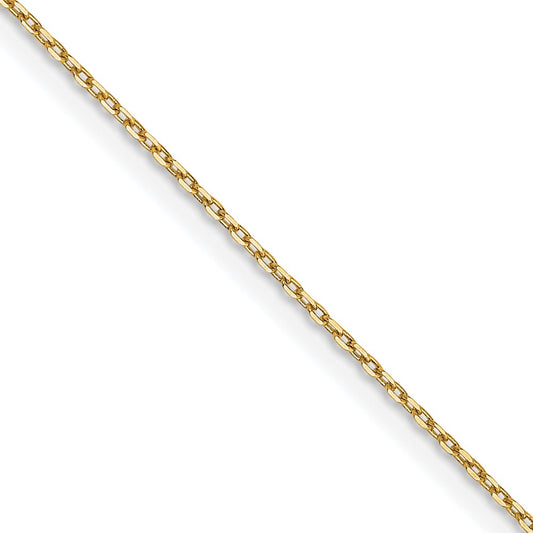 14k .8mm D/C Forzantine Cable Chain