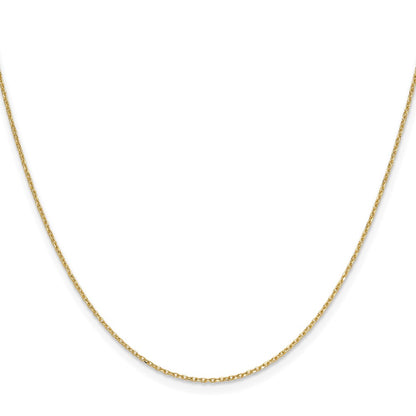 14k 1.0mm D/C Forzantine Cable Chain