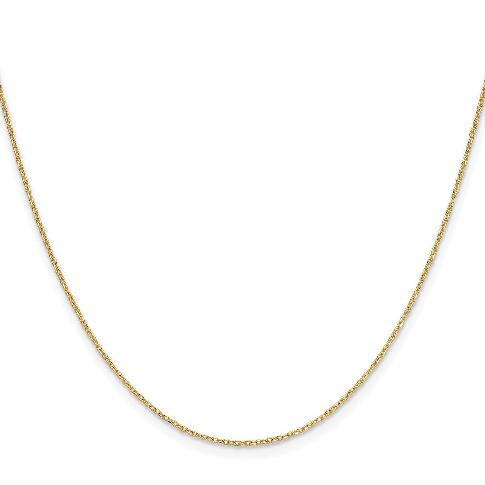 14k 1.0mm D/C Forzantine Cable Chain