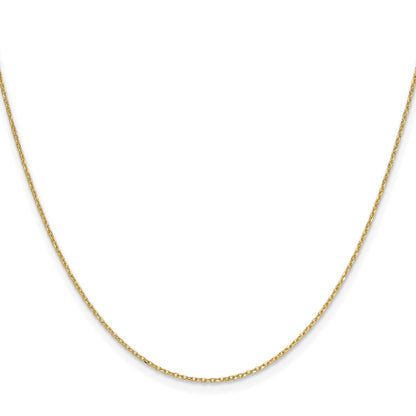 14k 1.0mm D/C Forzantine Cable Chain