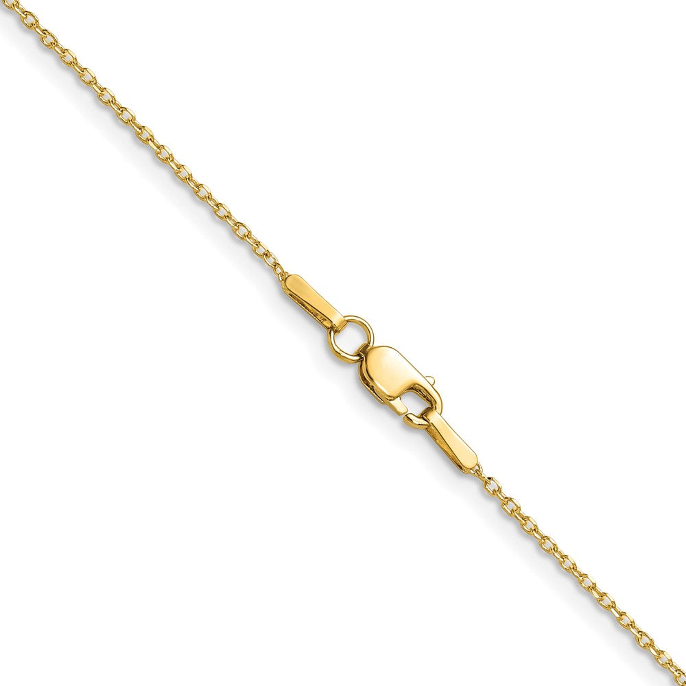 14k 1.0mm D/C Forzantine Cable Chain