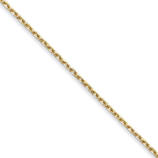 14k 1.0mm D/C Forzantine Cable Chain