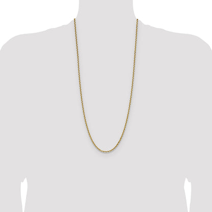14k 3.25mm D/C French Link Chain