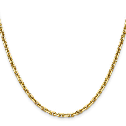 14k 3.90mm D/C French Link Chain