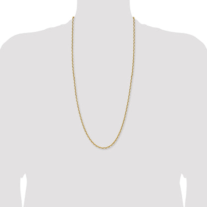 14k 3.90mm D/C French Link Chain