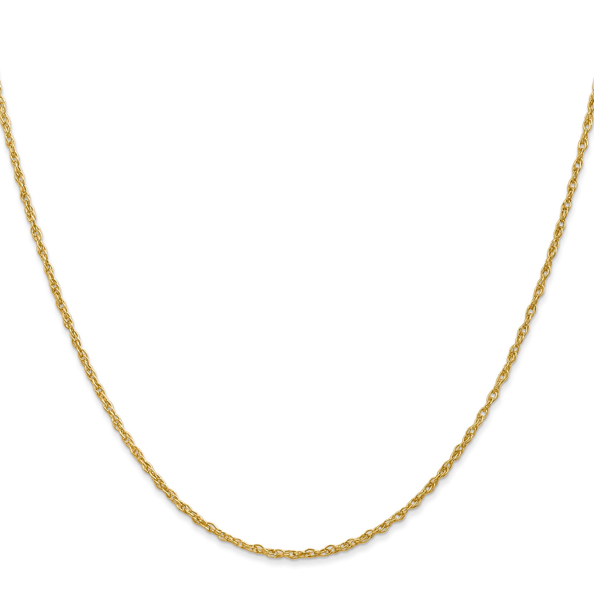 14K 30 inch 1.3 Heavy Baby Rope with Lobster Clasp Chain