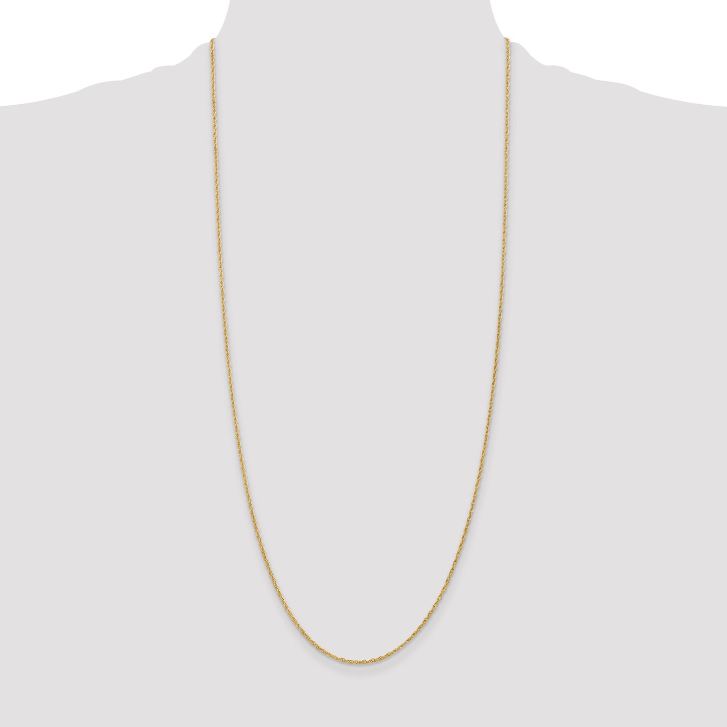 14K 30 inch 1.3 Heavy Baby Rope with Lobster Clasp Chain