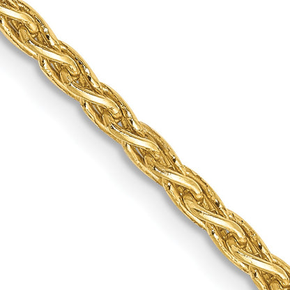 14k 26 inch 2.25mm Parisian Wheat with Lobster Clasp Chain