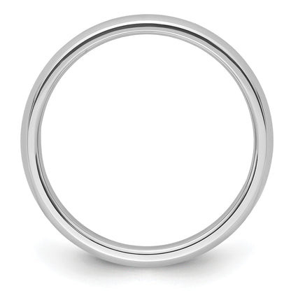 Platinum 3mm Lightweight Comfort-Fit Wedding Band Size 6.5