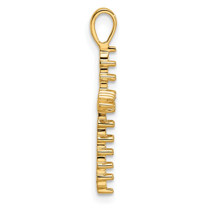 14k Diamond Cross Mounting