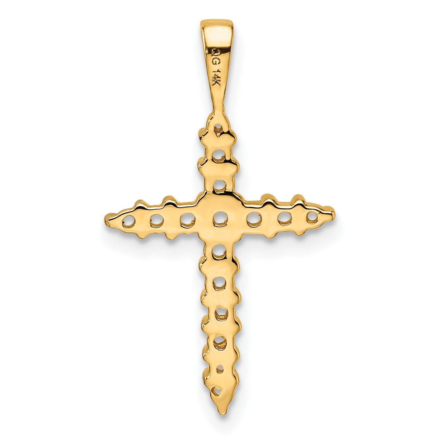 14k Diamond Cross Mounting