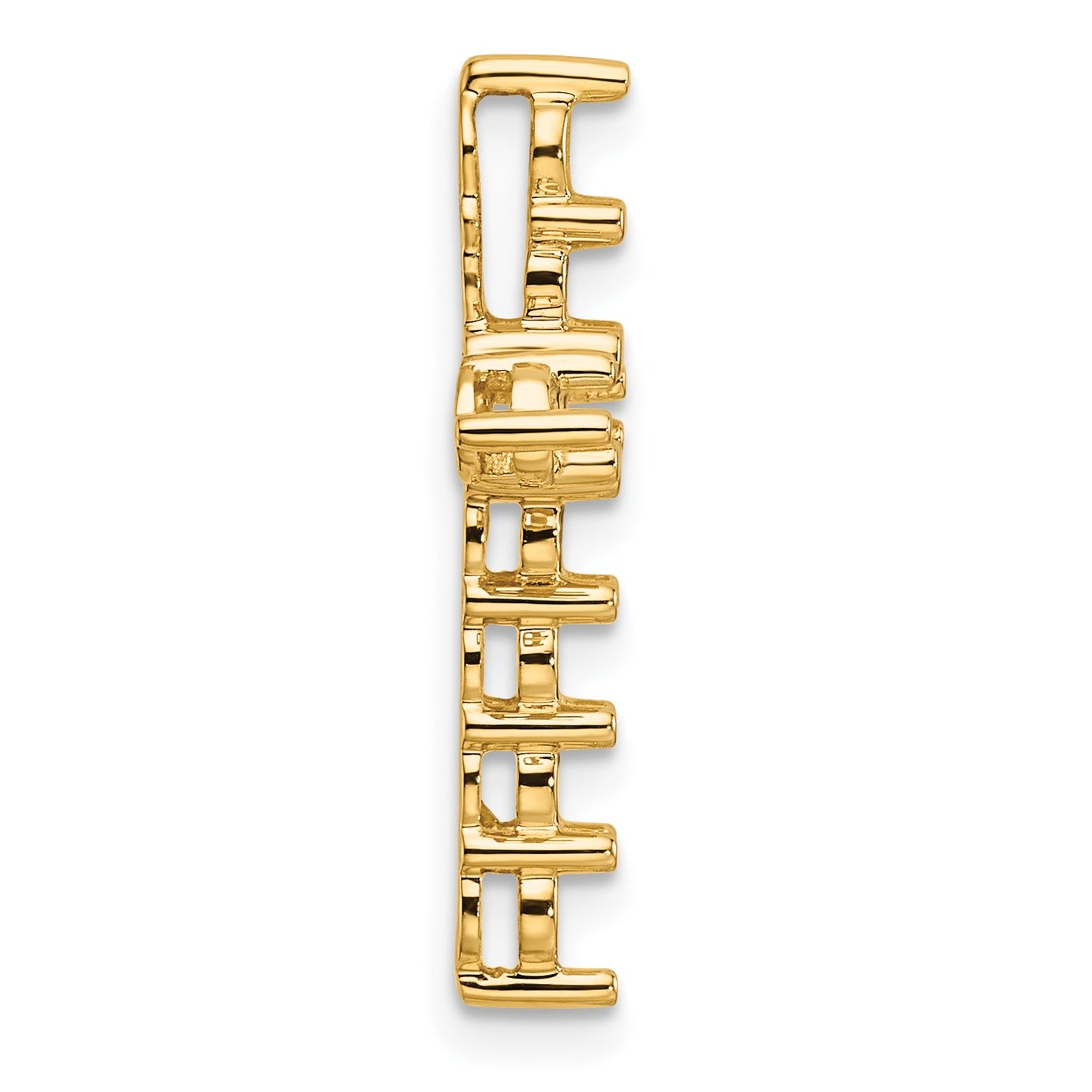 14k 1 1/4ct Cross Pendant Mounting