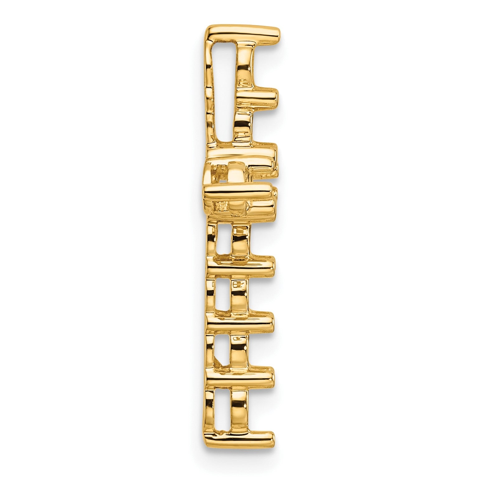 14k 1 1/4ct Cross Pendant Mounting