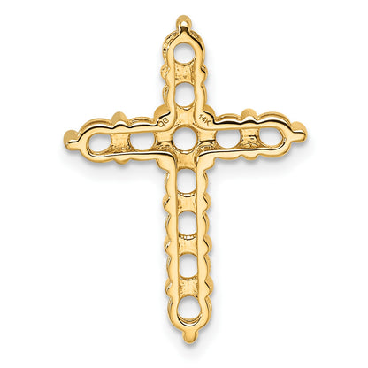 14k 1 1/4ct Cross Pendant Mounting