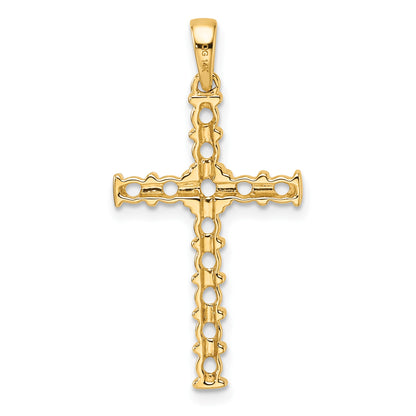 14k Latin Cross Pendant Mounting