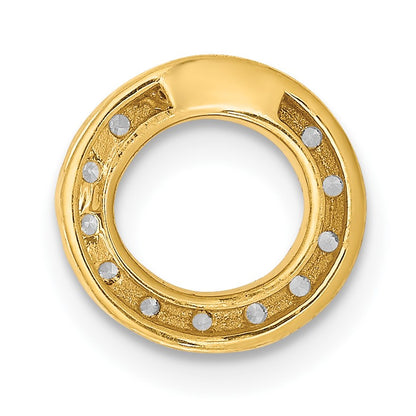 14K  Diamond Letter O Initial Charm