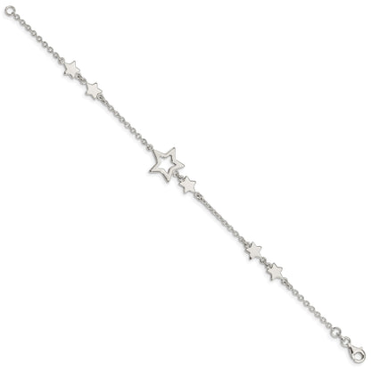 Sterling Silver Star Bracelet