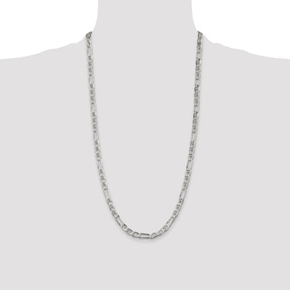 Sterling Silver 5.5mm Figaro Anchor Chain