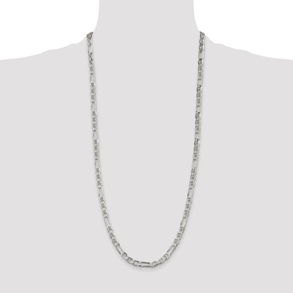 Sterling Silver 5.5mm Figaro Anchor Chain