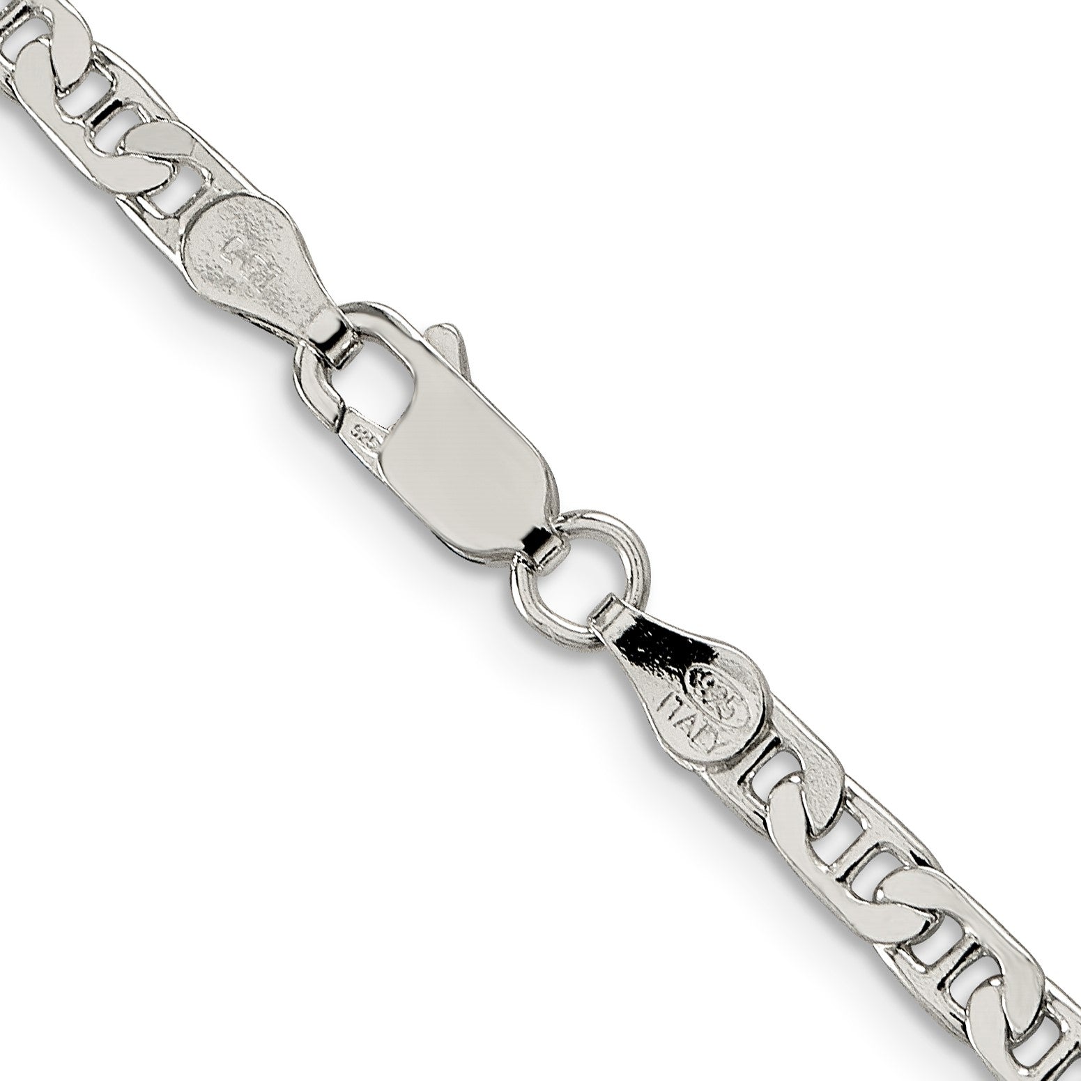 Sterling Silver 3.75mm Flat Anchor Chain