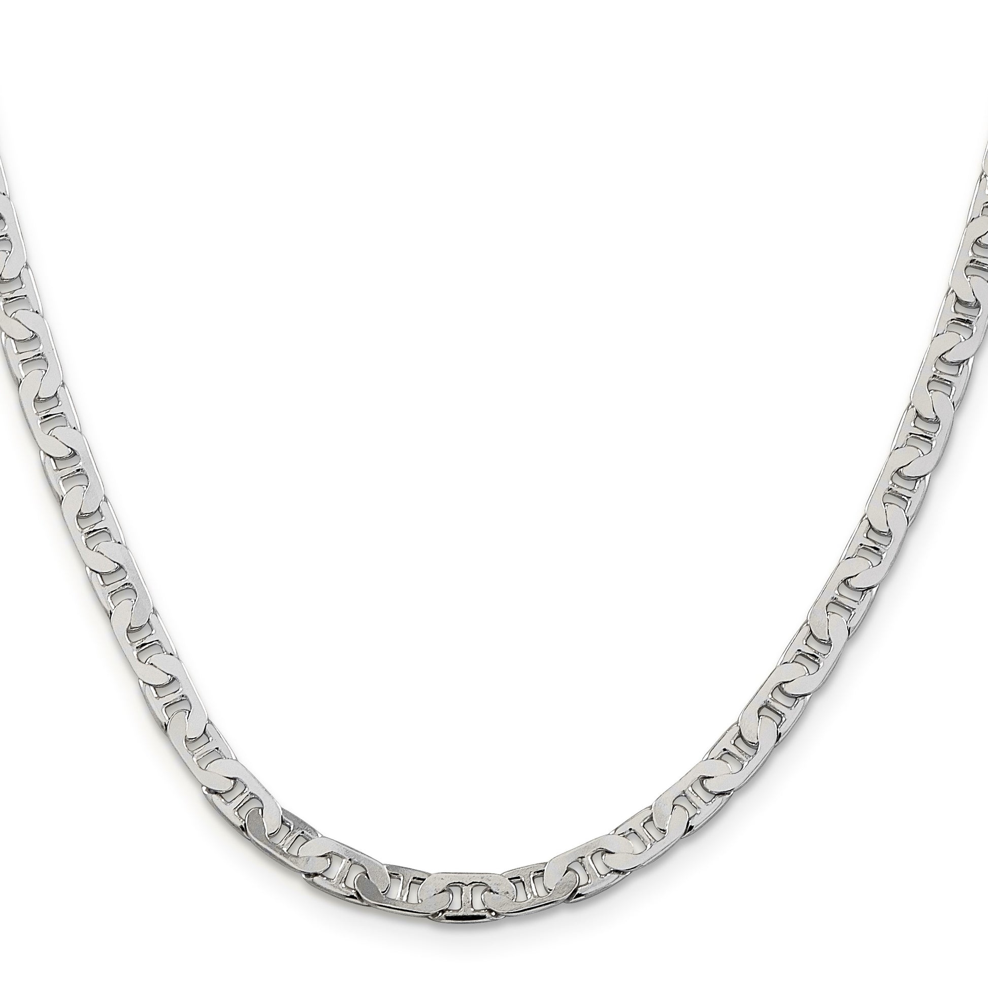Sterling Silver 4.5mm Flat Anchor Chain