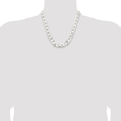 Sterling Silver 11.5mm Flat Anchor Chain