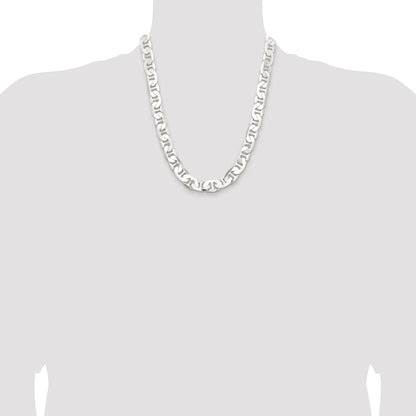 Sterling Silver 11.5mm Flat Anchor Chain
