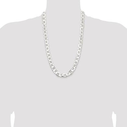 Sterling Silver 11.5mm Flat Anchor Chain