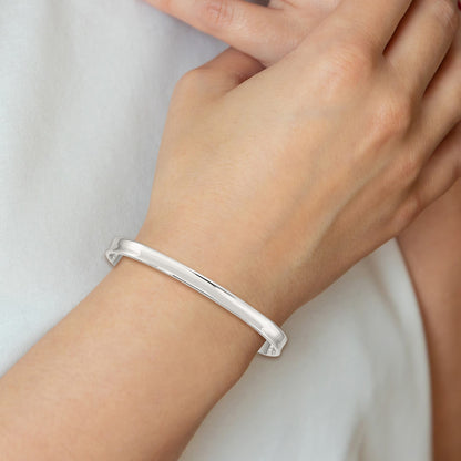 Sterling Silver 5mm Cuff Bangle